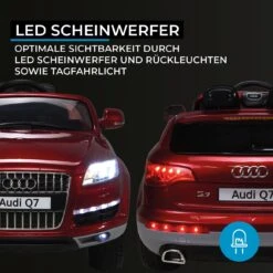 Elektroauto Audi Q7 4L In Rot Lackiert -Geschäft Für Kinderperipherieprodukte actionbikes motors elektroauto audi q7 4l in rot lackiert 7