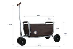 Beachtrekker LiFe Faltbarer Bollerwagen + Bremse, Klappbarer Handwagen (Grün) -Geschäft Für Kinderperipherieprodukte beachtrekker beachtrekker life faltbarer bollerwagen bremse klappbarer handwagen grun 2