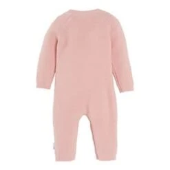 Strickoverall Langarm In Rosa -Geschäft Für Kinderperipherieprodukte bornino strickoverall langarm in rosa 1