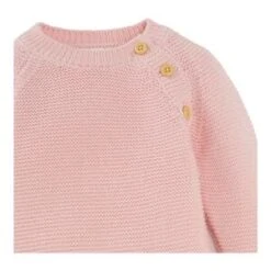 Strickoverall Langarm In Rosa -Geschäft Für Kinderperipherieprodukte bornino strickoverall langarm in rosa 2