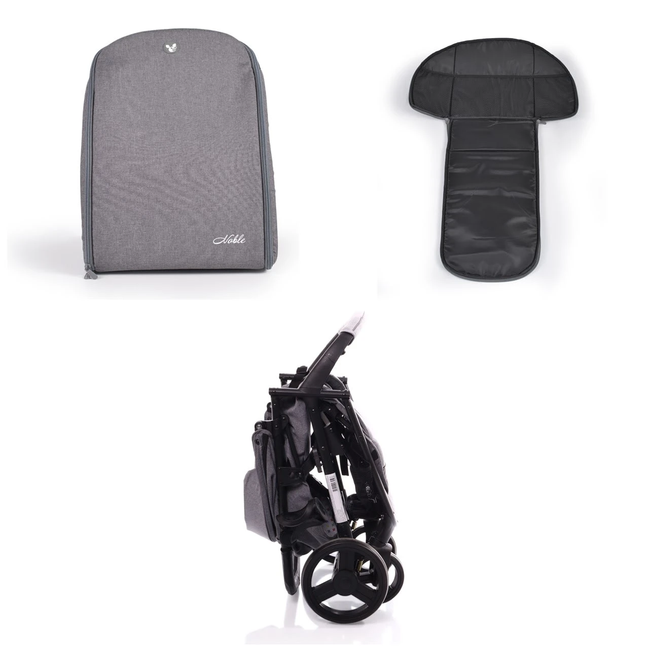 Kombikinderwagen Noble 3 In 1 In Schwarz 8 Kombikinderwagen Noble 3 In 1 In Schwarz – Bild 6