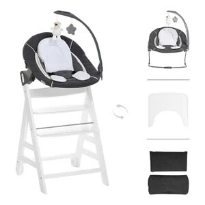 HAUCK Treppenhochstuhl Beta+ Inklusive Bouncer In Weiß 3 HAUCK Treppenhochstuhl Beta+ Inklusive Bouncer In Weiß