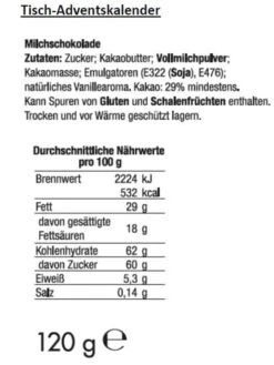 Schokoladen-Adventskalender "Hello Kitty" - 120 G - Ab 3 Jahren -Geschäft Für Kinderperipherieprodukte hello kitty schokoladen adventskalender hello kitty 120 g ab 3 jahren 2