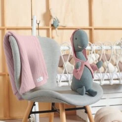 Kuscheltier Musselin Dino Hannah - Ca. 40 Cm -Geschäft Für Kinderperipherieprodukte nordic coast company kuscheltier musselin dino hannah ca 40 cm 5