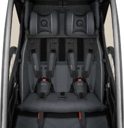 Kidgoo 2 Zweisitzer Fahrradanhänger Buggy Mit Joggerfunktion Und Blattfeder... -Geschäft Für Kinderperipherieprodukte qeridoo kidgoo 2 zweisitzer fahrradanhanger buggy mit joggerfunktion und blattfeder 2