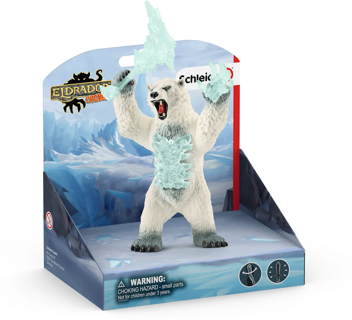 Schleich 42510 Eldrador® Creatures: Blizzard Bär Mit Waffe 4 Schleich 42510 Eldrador® Creatures: Blizzard Bär Mit Waffe – Bild 3