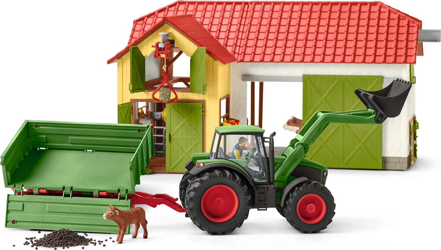Schleich Farm World 42379 Traktor Mit Anhänger 8 Schleich Farm World 42379 Traktor Mit Anhänger – Bild 6