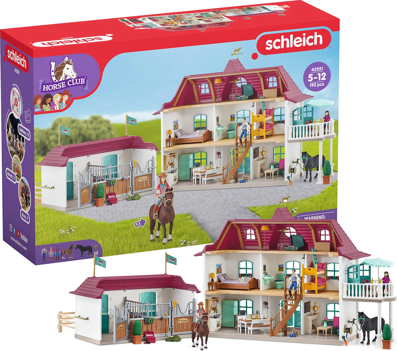 Schleich Horse Club 42551 Horse Club Lakeside Pferdehof 3 Schleich Horse Club 42551 Horse Club Lakeside Pferdehof