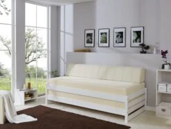 Stapelliege Stapelbett Gästebett In Weiß -Geschäft Für Kinderperipherieprodukte ticaa stapelliege stapelbett gastebett in weiss 2