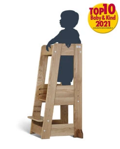 TiSsi ® Entdeckerturm / Lernturm Felix Eiche Natur -Geschäft Für Kinderperipherieprodukte tissi tissi r entdeckerturm lernturm felix eiche natur 4