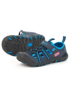 TROLLKIDS Halbsandalen "Sandefjord" In Dunkelblau/ Hellblau