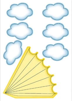 Ursus Deko-Set Schultüte Easy Line Einhorn -Geschäft Für Kinderperipherieprodukte ursus deko set schultute easy line einhorn 4