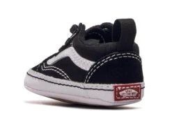Vans Baby Slip On Old Skool Crib Black White -Geschäft Für Kinderperipherieprodukte vans baby slip on old skool crib black white 2