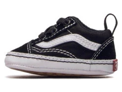 Vans Baby Slip On Old Skool Crib Black White -Geschäft Für Kinderperipherieprodukte vans baby slip on old skool crib black white 3