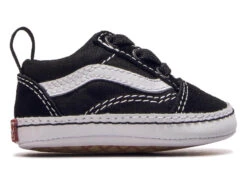 Vans Baby Slip On Old Skool Crib Black White -Geschäft Für Kinderperipherieprodukte vans baby slip on old skool crib black white 4