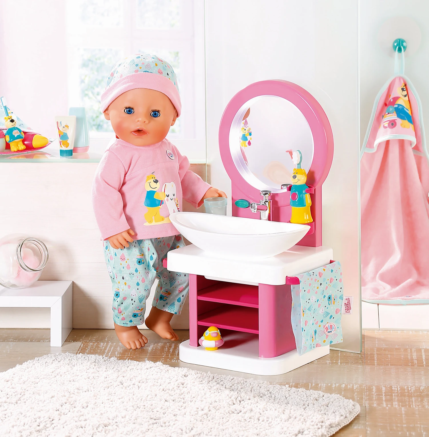 BABY Born® Bad Zahnpflege-Set Mit Waschtisch 6 BABY Born® Bad Zahnpflege-Set Mit Waschtisch – Bild 4