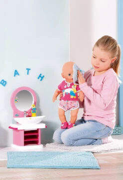 BABY Born® Bad Zahnpflege-Set Mit Waschtisch 15 BABY Born® Bad Zahnpflege-Set Mit Waschtisch -Geschäft Für Kinderperipherieprodukte zapf baby born r bad zahnpflege set mit waschtisch 4
