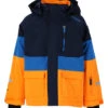 ZigZag Ski-/ Snowboardjacke "Taylor" In Dunkelblau/ Orange -Geschäft Für Kinderperipherieprodukte zigzag ski snowboardjacke taylor in dunkelblau orange