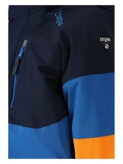 ZigZag Ski-/ Snowboardjacke "Taylor" In Dunkelblau/ Orange -Geschäft Für Kinderperipherieprodukte zigzag ski snowboardjacke taylor in dunkelblau orange 2